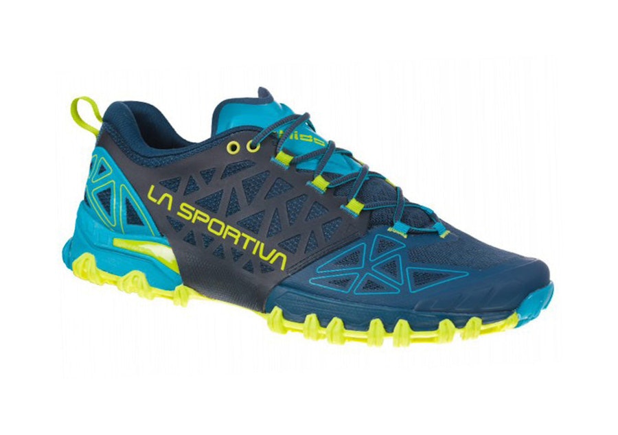 La Sportiva Bushido II Men's Mountain Running Shoes Opal/Apple Green EU:44 / UK:9.5 / Mens US:10.5