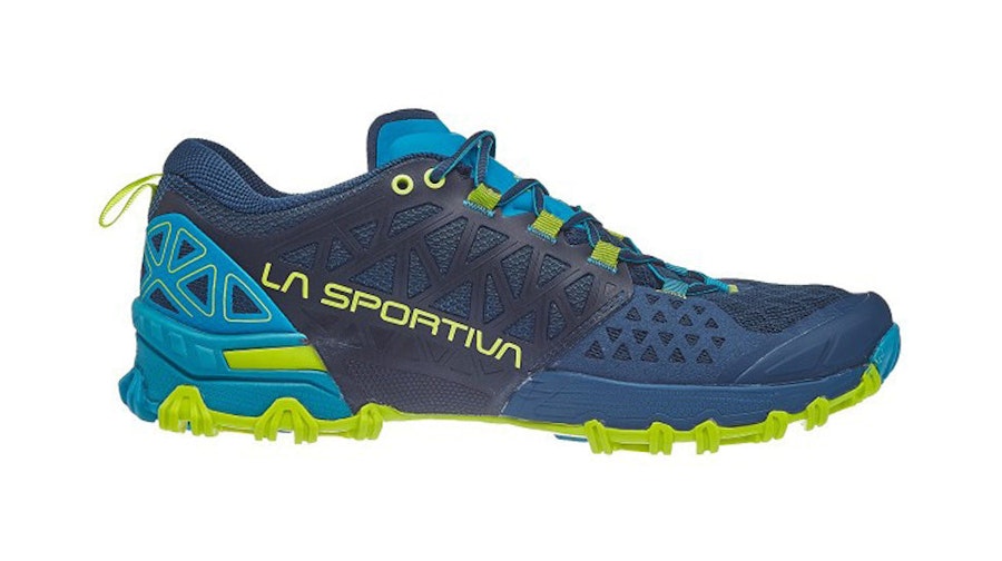 La Sportiva Bushido II Men's Mountain Running Shoes Opal/Apple Green EU:47.5 / UK:12.5 / Mens US:13.5