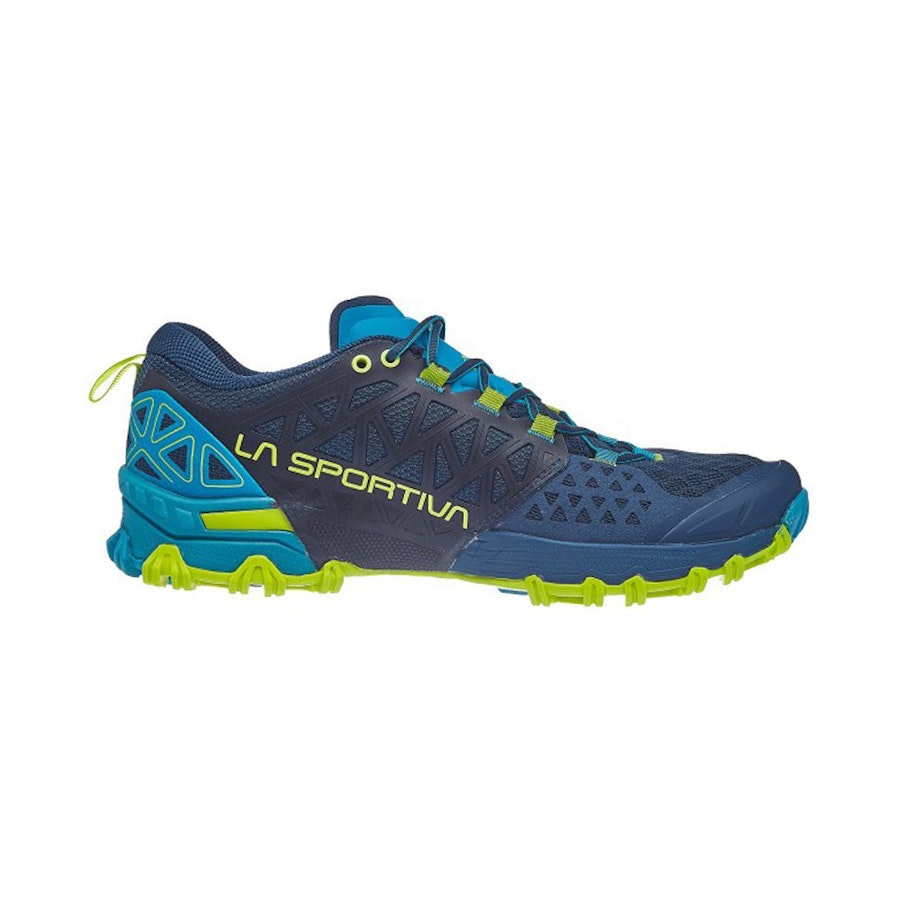 La Sportiva Bushido II Men's Mountain Running Shoes Opal/Apple Green EU:45 / UK:10.5 / Mens US:11.5
