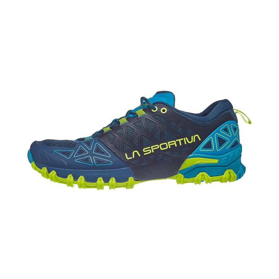 La Sportiva Bushido II Men's Mountain Running Shoes Opal/Apple Green EU:47.5 / UK:12.5 / Mens US:13.5