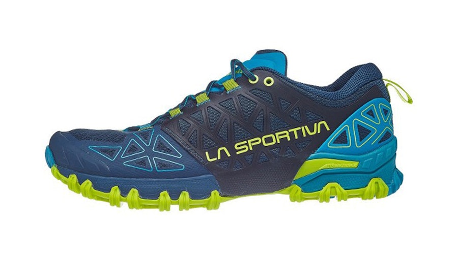 La Sportiva Bushido II Men's Mountain Running Shoes Opal/Apple Green EU:39 / UK:06 / Mens US:6.5