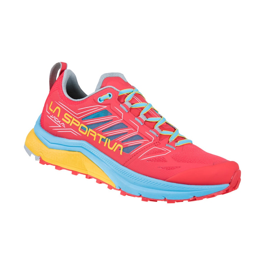 La Sportiva Jackal Women's Mountain Running Shoes Hibiscus/Malibu Blue EU:38 / UK:05 / Womens US07