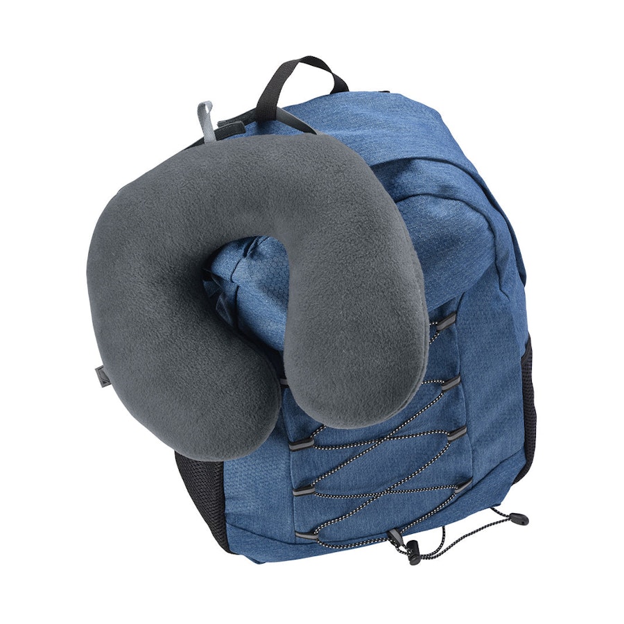 Lewis N. Clark Fibre Filled Neck Pillow Grey Grey