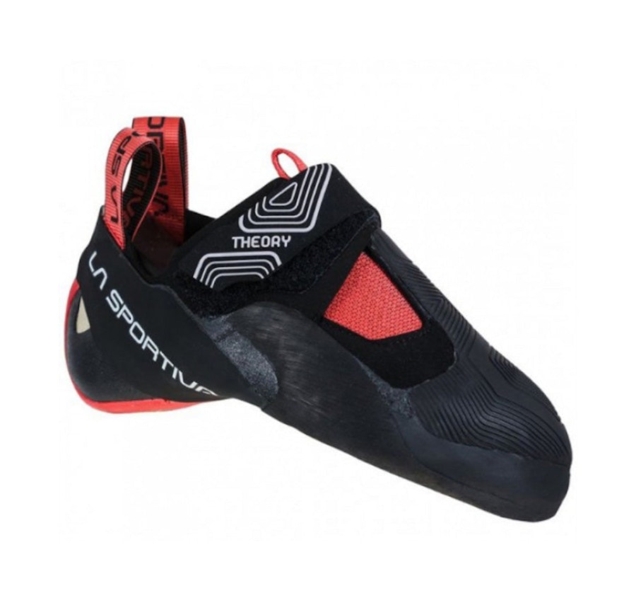 La Sportiva Theory Women's Climbing Shoes Black/Hibiscus EU:40.5 / UK:07 / Womens US09