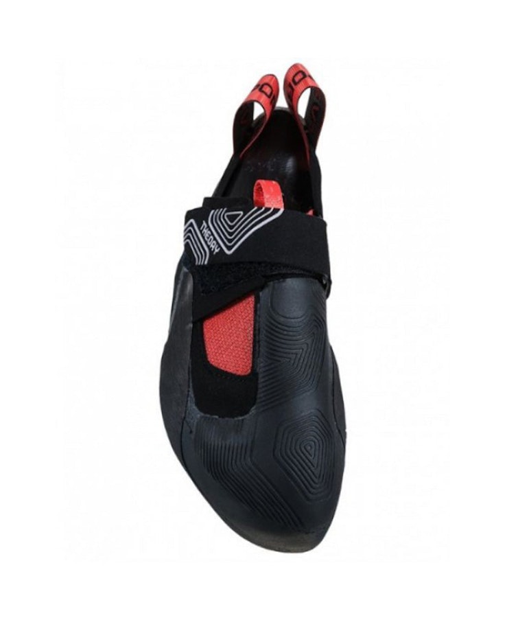 La Sportiva Theory Women's Climbing Shoes Black/Hibiscus EU:41 / UK:7.5 / Womens US9.5