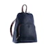 Milleni Anya Women's Leather Twin Zip Backpack Indigo/Chestnut