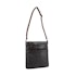 Milleni Flora Women's Leather Crossbody Bag Black/Chestnut
