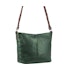 Milleni Evie Women's Leather Crossbody Bag Emerald/Chestnut