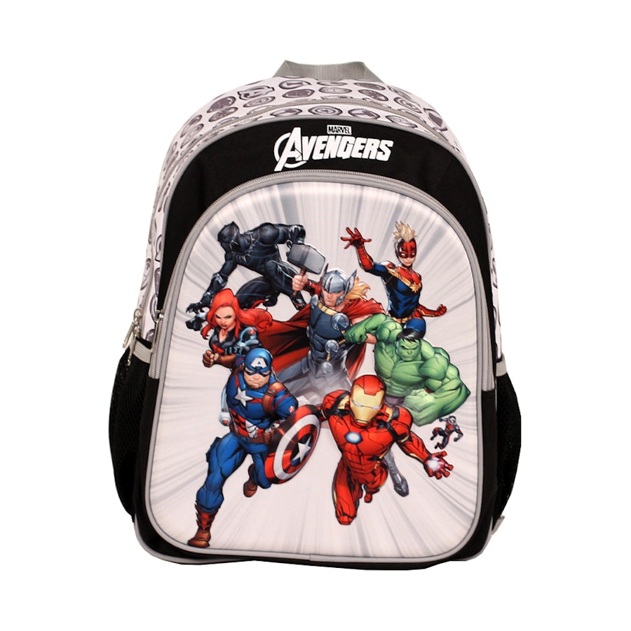 Disney Marvel Avengers Kids Backpack Grey Grey