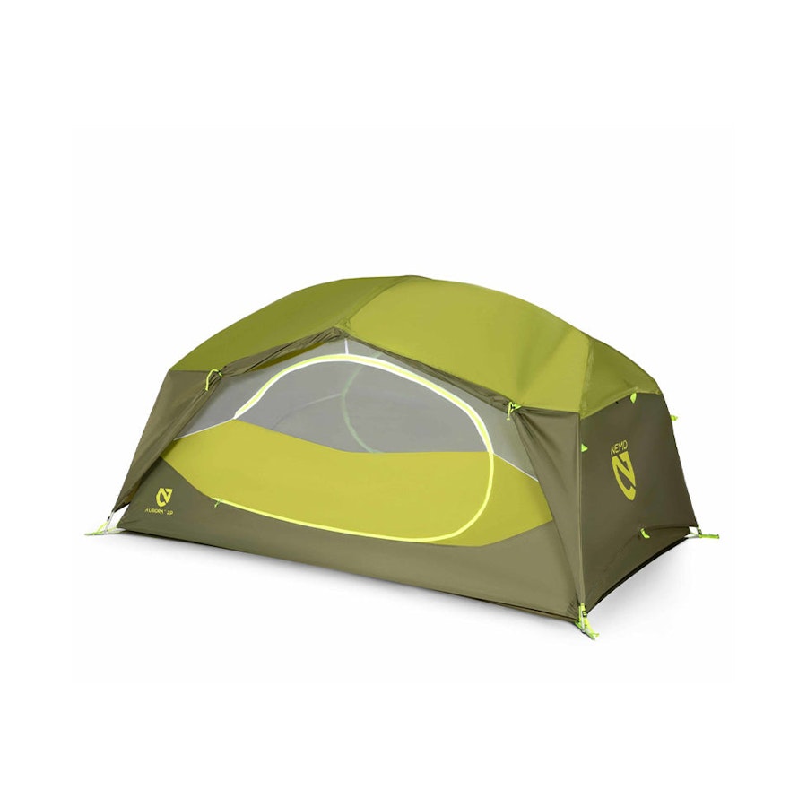 Nemo Aurora 2 Person Backpacking Tent & Footprint Green Green