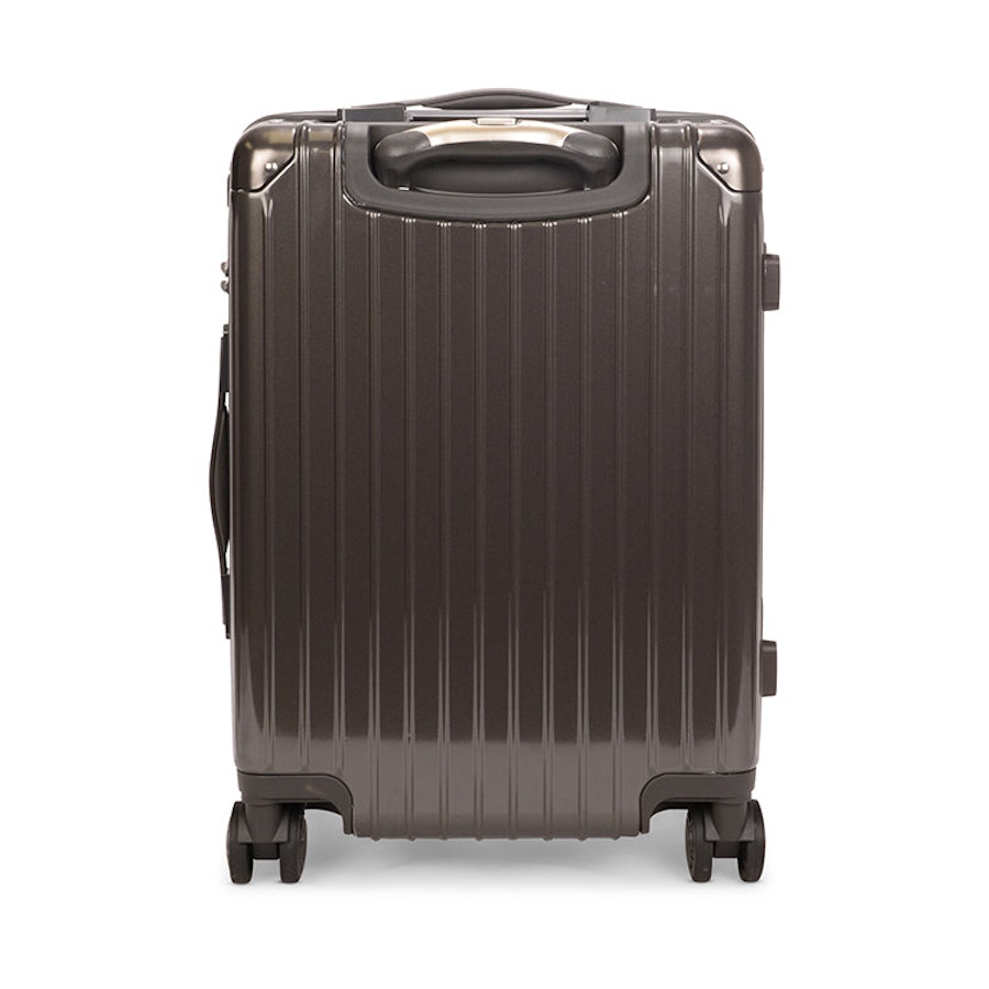 Nomad Amio 55cm Hardside Carry-On Suitcase Gunmetal Black Gunmetal Black
