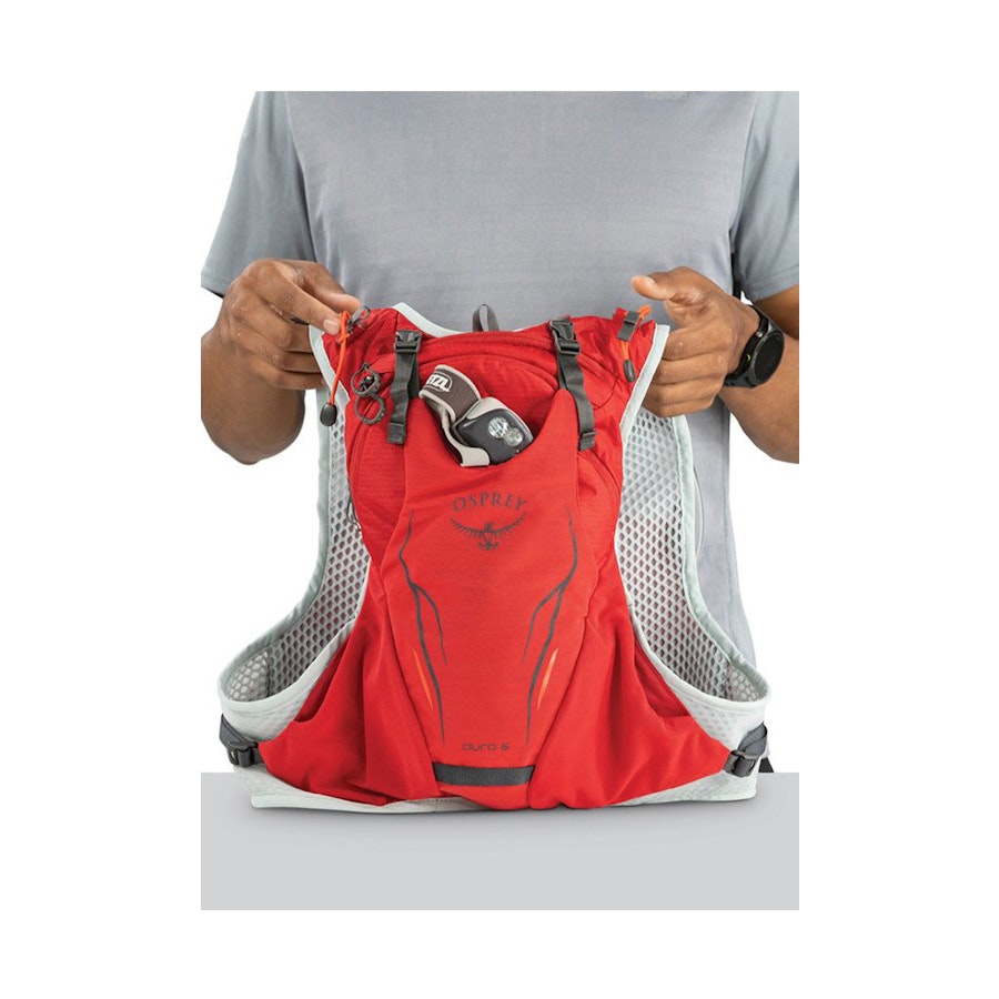 Osprey Duro 6 Medium/Large Men's Trail Running Backpack Pheonix Red Pheonix Red
