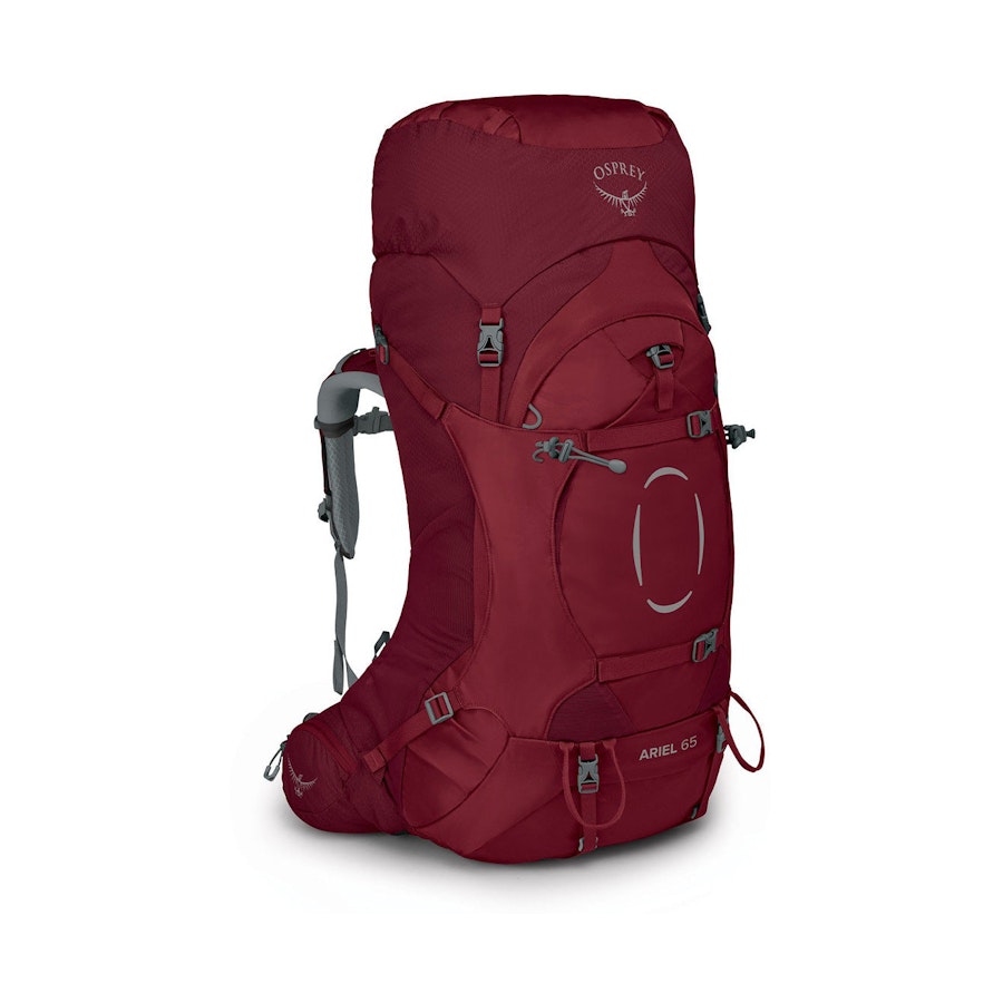 Osprey Ariel 65 Extra Small/Small Women's Mountaineering Backpack Claret Red Claret Red