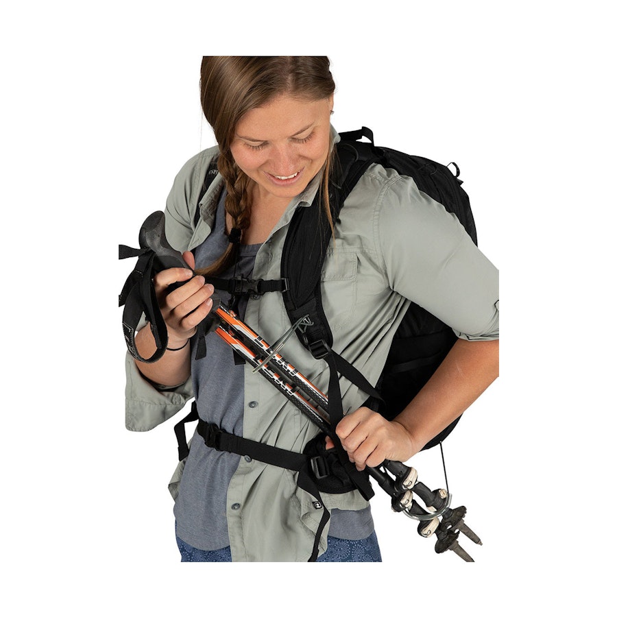 Osprey Tempest 20 Medium/Large Women's Hiking Backpack Stealth Black Stealth Black