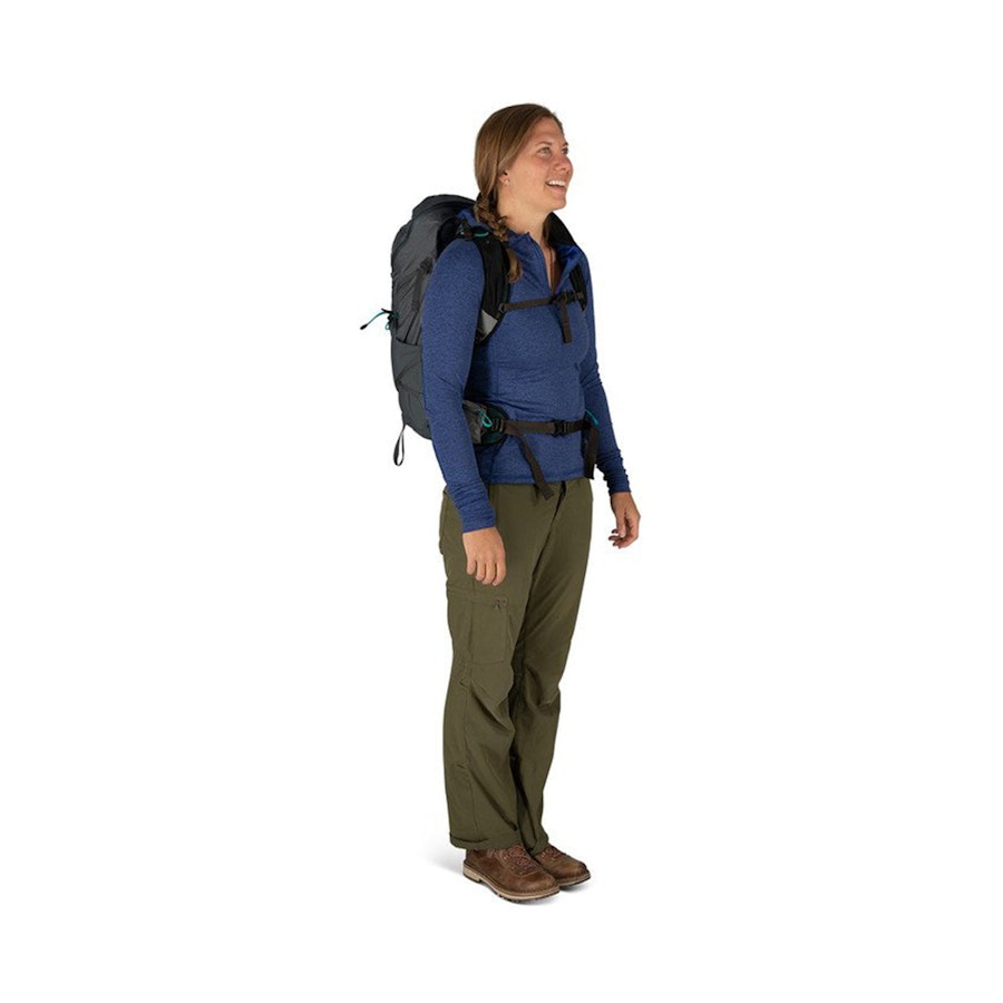 Osprey Tempest Pro 28 Medium/Large Women's Hiking Backpack Titanium Titanium