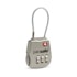 Pacsafe Prosafe 800 TSA Accepted 3-Dial Cable Lock Silver