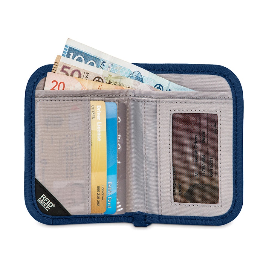 Pacsafe RFIDsafe V50 RFID Blocking Compact Wallet Eclipse Eclipse