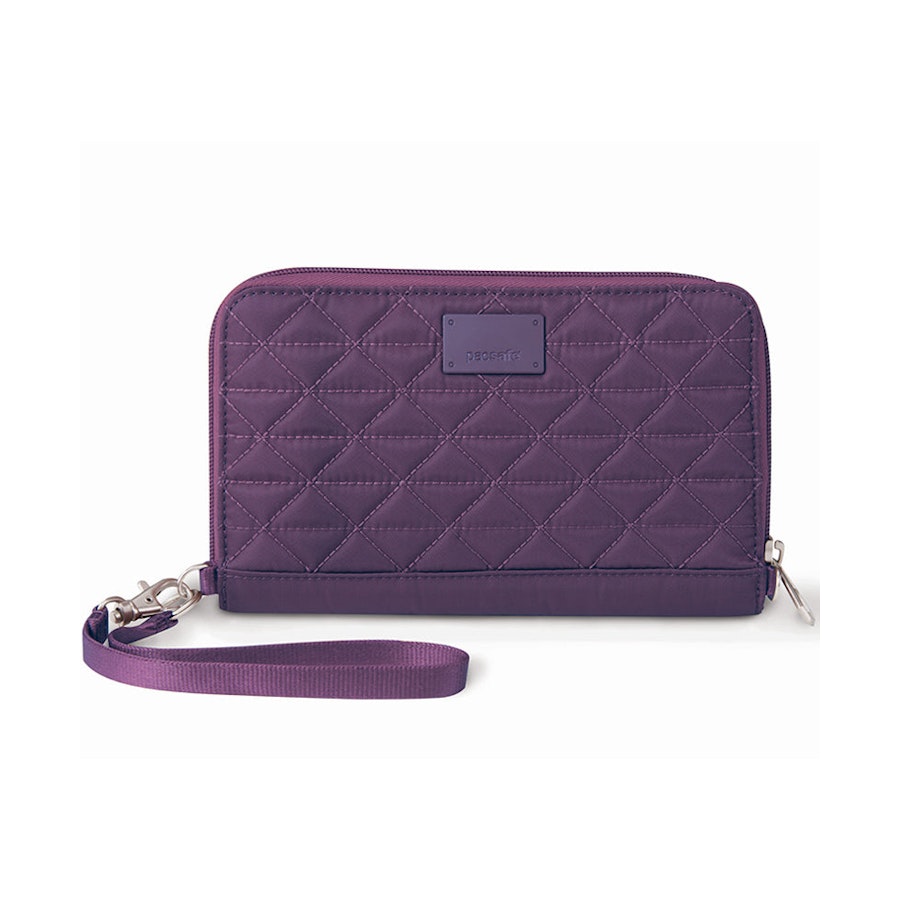 Pacsafe RFIDsafe W200 RFID Blocking Travel Wallet Mulberry Mulberry