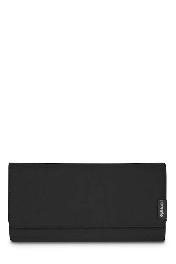 Pacsafe RFIDsafe LX200 RFID Blocking Clutch Wallet Black