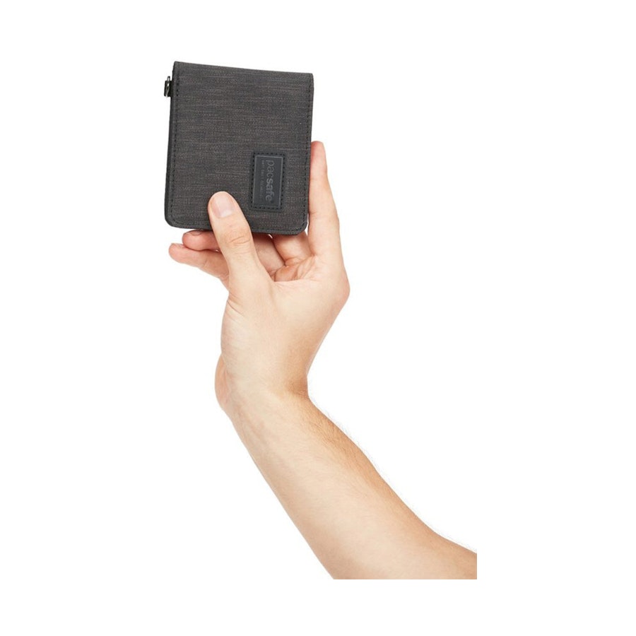 Pacsafe RFID Blocking Bifold Wallet Carbon Carbon