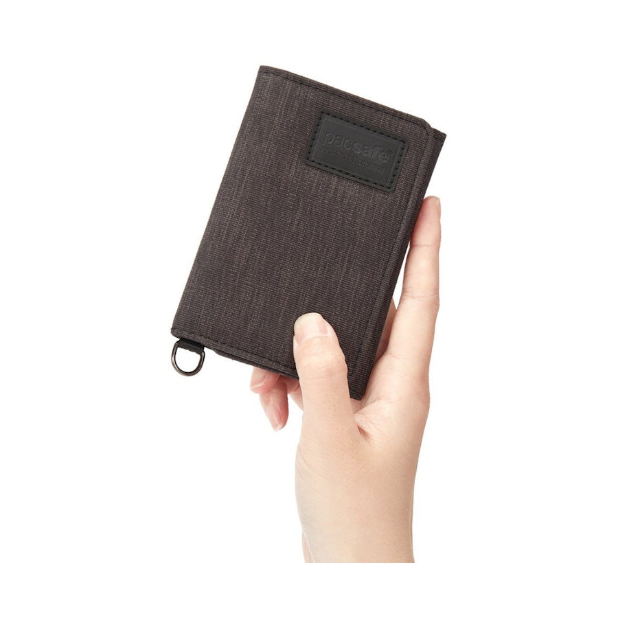 Pacsafe RFIDsafe RFID Blocking Trifold Wallet Carbon Carbon
