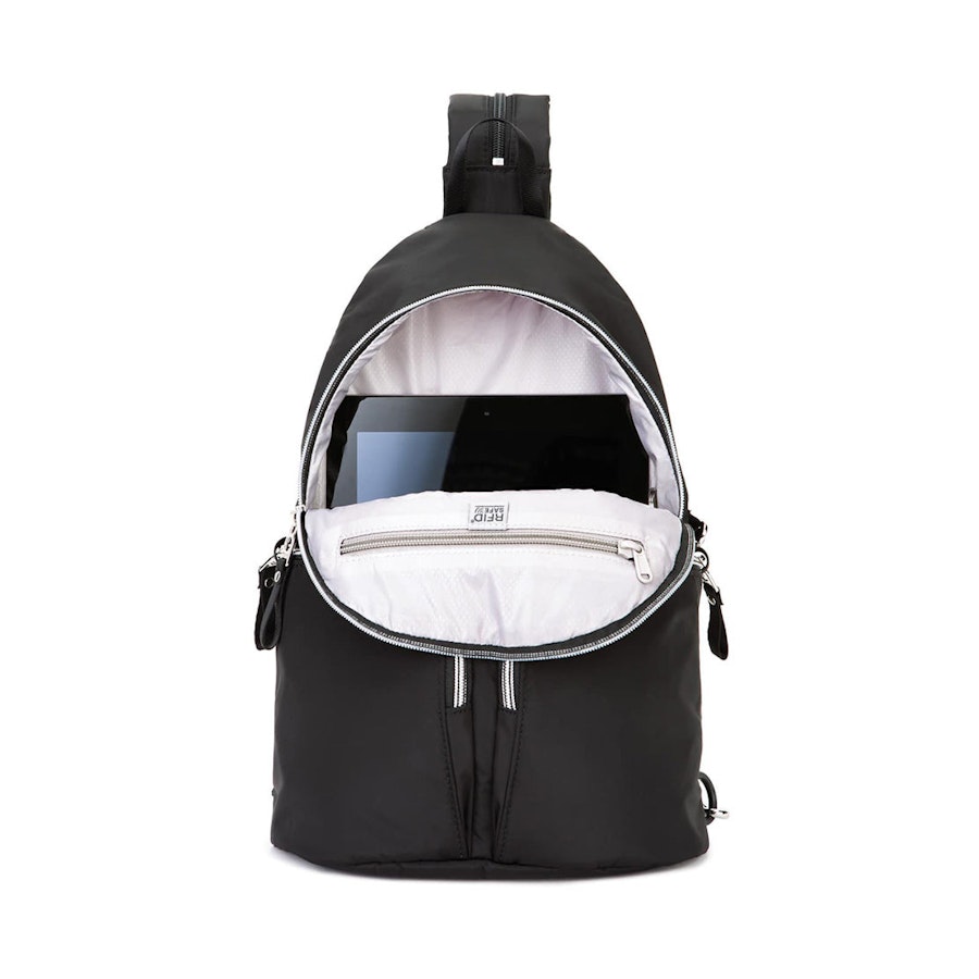 Pacsafe Stylesafe Anti-Theft Sling Backpack Black Black