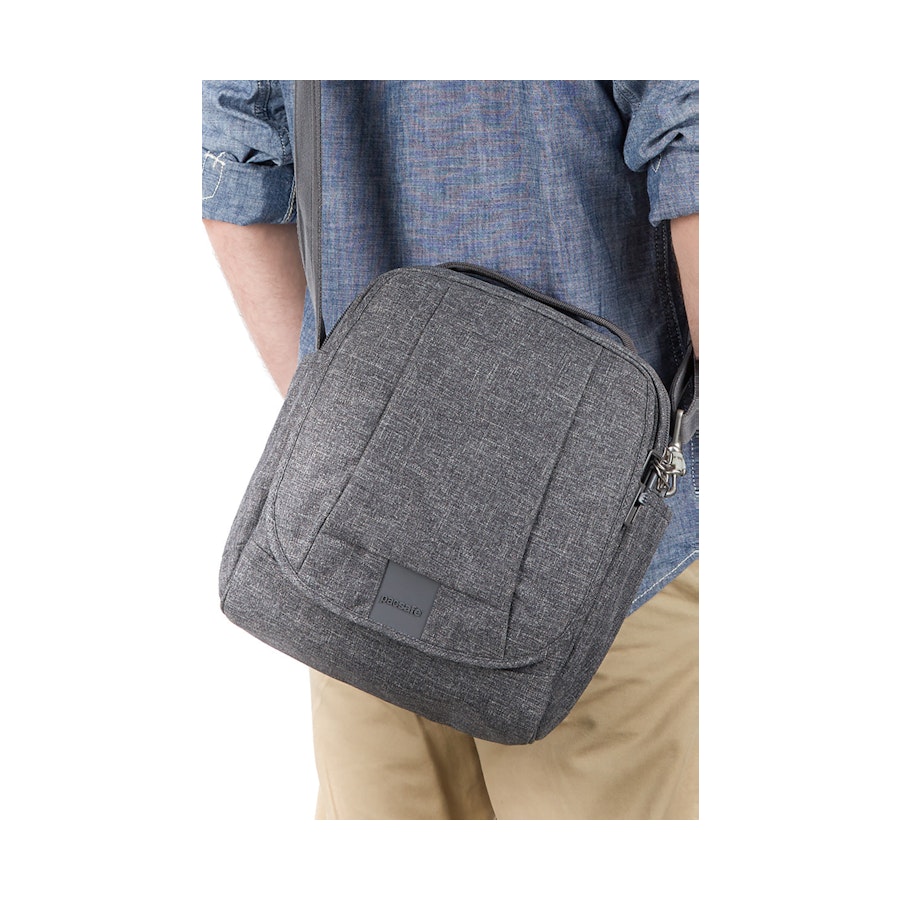 Pacsafe Metrosafe LS200 Anti-Theft Shoulder Bag RFID Dark Tweed Dark Tweed
