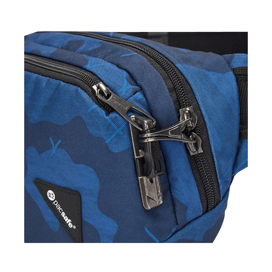 Pacsafe Vibe 100 Anti-Theft Compact Hip Pack RFID Blue Camo Blue Camo
