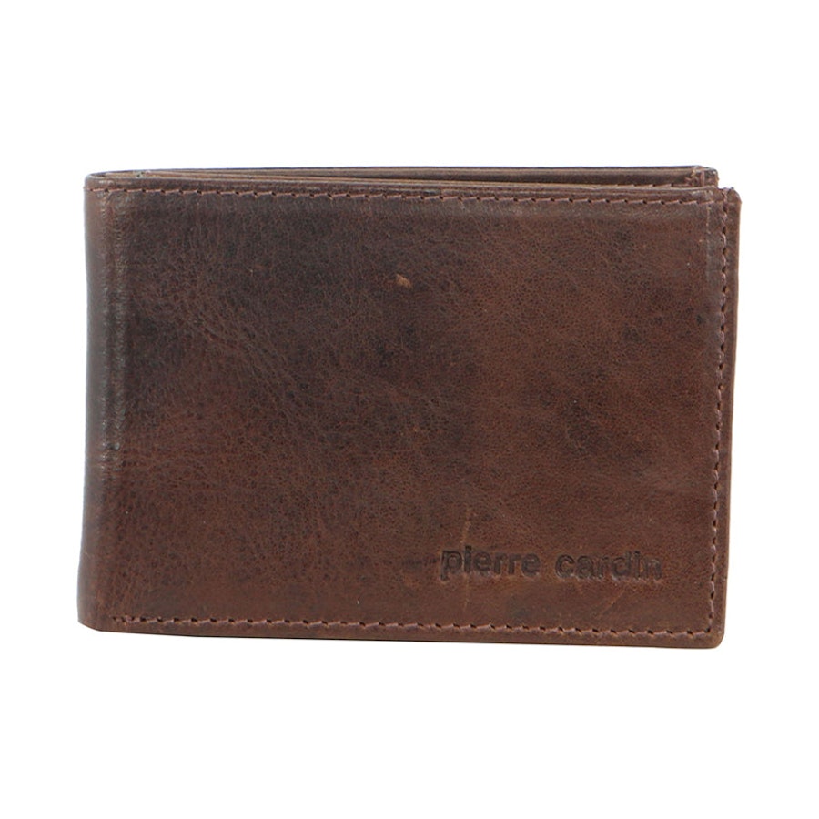 Pierre Cardin Rocco Men's Italian Leather RFID Wallet Cognac Cognac