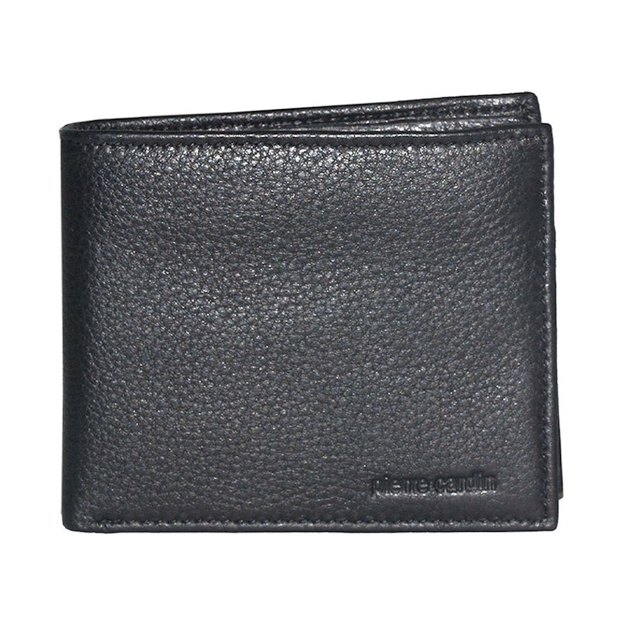Pierre Cardin Myles Men's Italian Leather RFID Wallet Black Black
