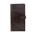 Pierre Cardin Chandler Italian Leather Passport RFID Wallet Chocolate