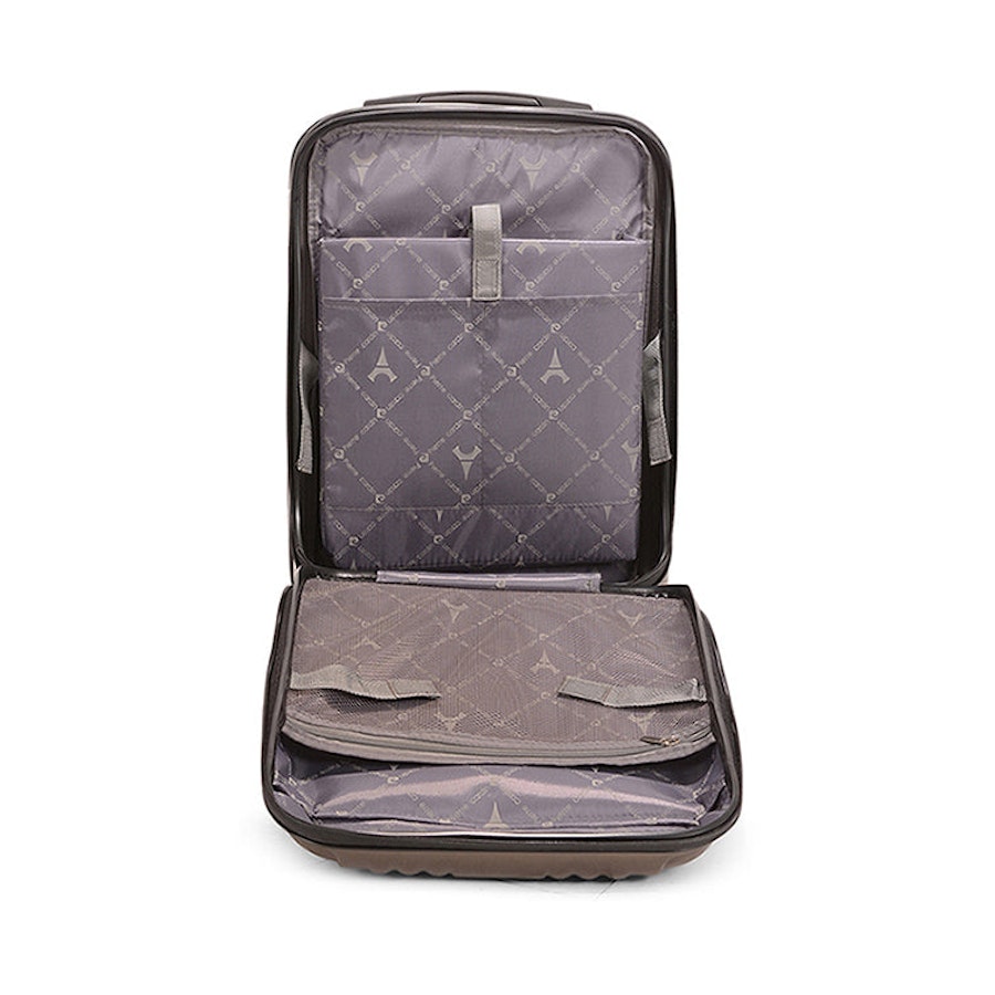 Pierre Cardin Dakota 56cm Carry-On Mobile Office Charcoal Charcoal