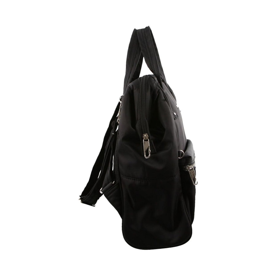 Pierre Cardin Julia Anti-Theft RFID Backpack Black Black