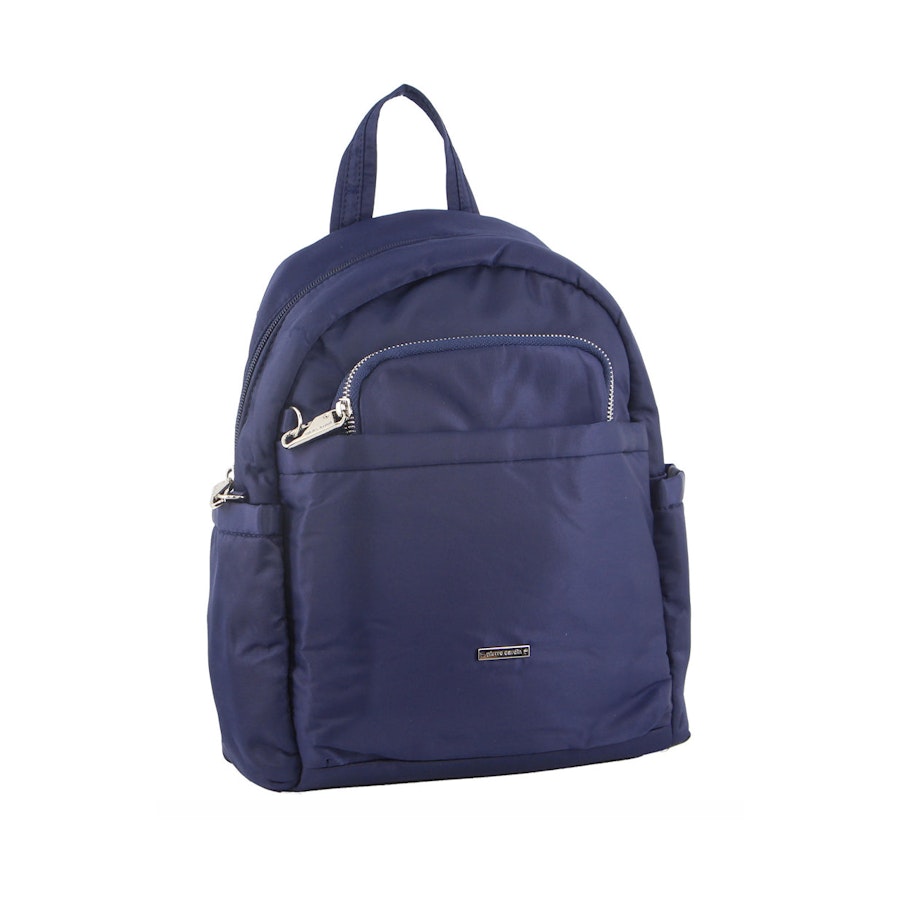 Pierre Cardin Mika Anti-Theft RFID Backpack Navy Navy