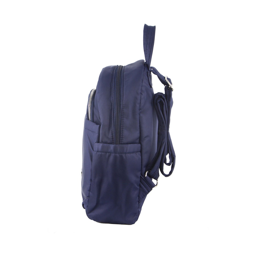 Pierre Cardin Mika Anti-Theft RFID Backpack Navy Navy