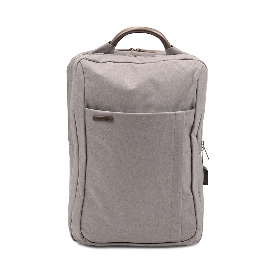 Pierre Cardin Sawyer Slim Tech 13" Laptop Backpack Grey Grey