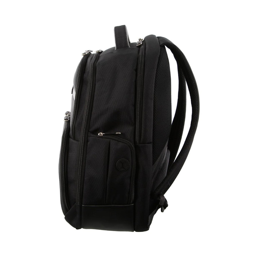 Pierre Cardin Ellis 15" Laptop Backpack Black Black