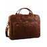 Pierre Cardin Sidney Rustic Leather 15" Laptop Bag Chestnut