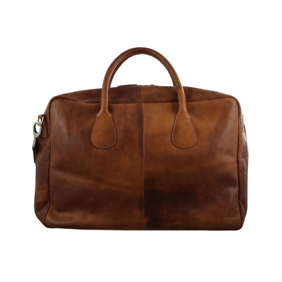 Pierre Cardin Lawson Rustic Leather 13" Laptop Bag Cognac Cognac