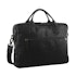 Pierre Cardin Camden Rustic Leather 15" Laptop Bag Black
