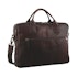 Pierre Cardin Camden Rustic Leather 15" Laptop Bag Chestnut