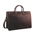 Pierre Cardin Odell Rustic Leather 15" Laptop Bag Chestnut