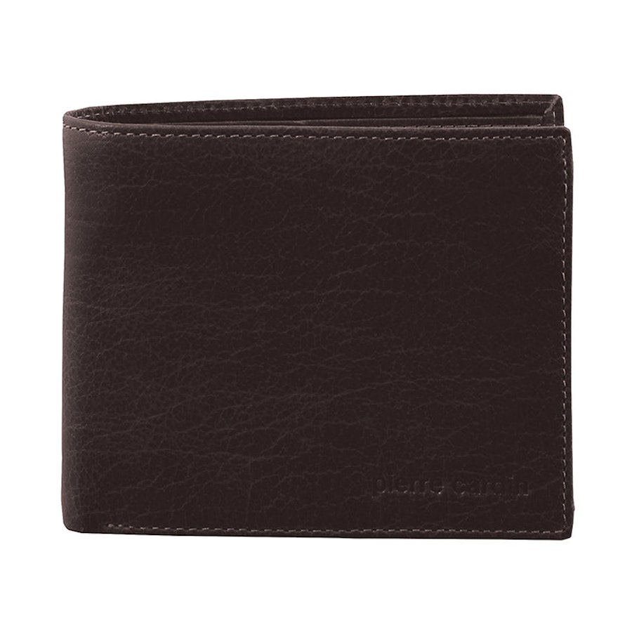 Pierre Cardin Blair Men's Rustic Leather RFID Wallet Brown Brown