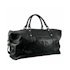 Pierre Cardin Kennedy Rustic Leather Overnight Duffle Bag Black