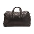Pierre Cardin Parker Rustic Leather Overnight Duffle Bag Black