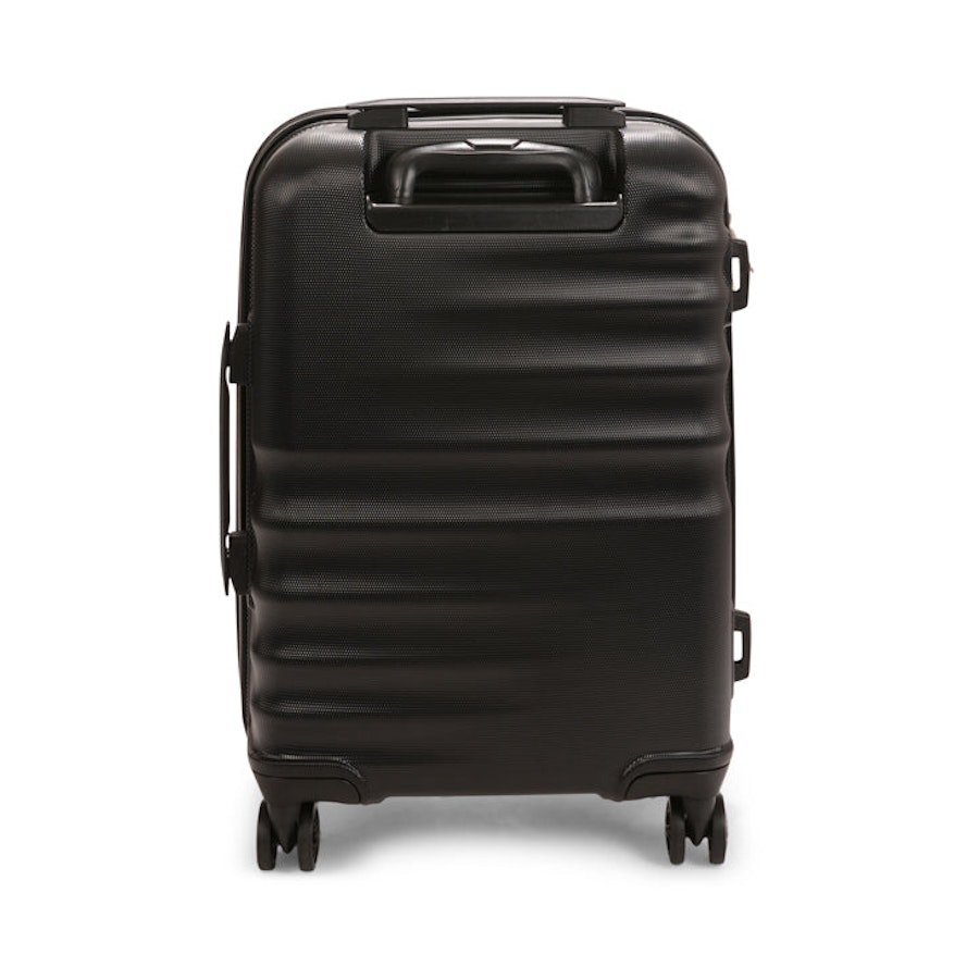 Pierre Cardin High-Flyer 56cm Carry-On Hardside Suitcase Black Black