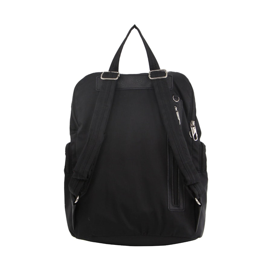 Pierre Cardin Cleo Anti-Theft RFID Backpack Black Black