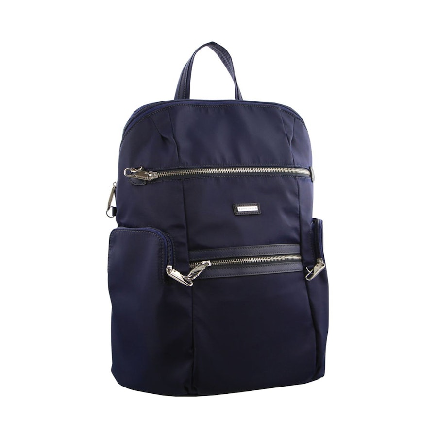 Pierre Cardin Cleo Anti-Theft RFID Backpack Navy Navy
