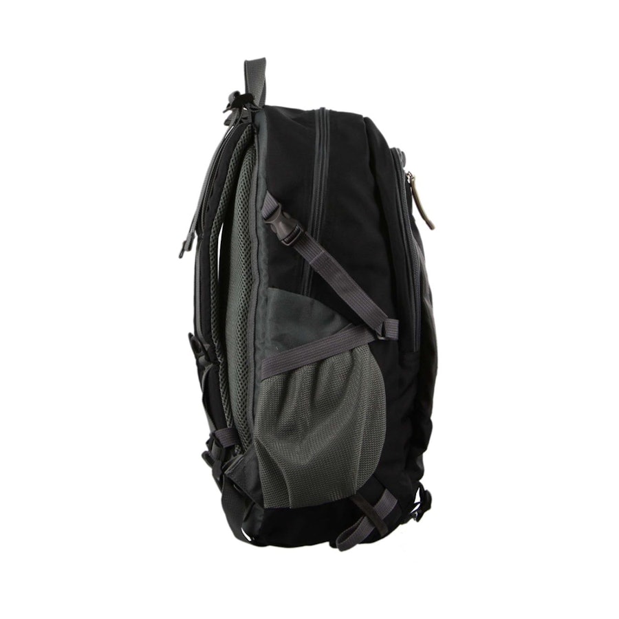 Pierre Cardin Ryder Adventure Nylon Backpack Black Black