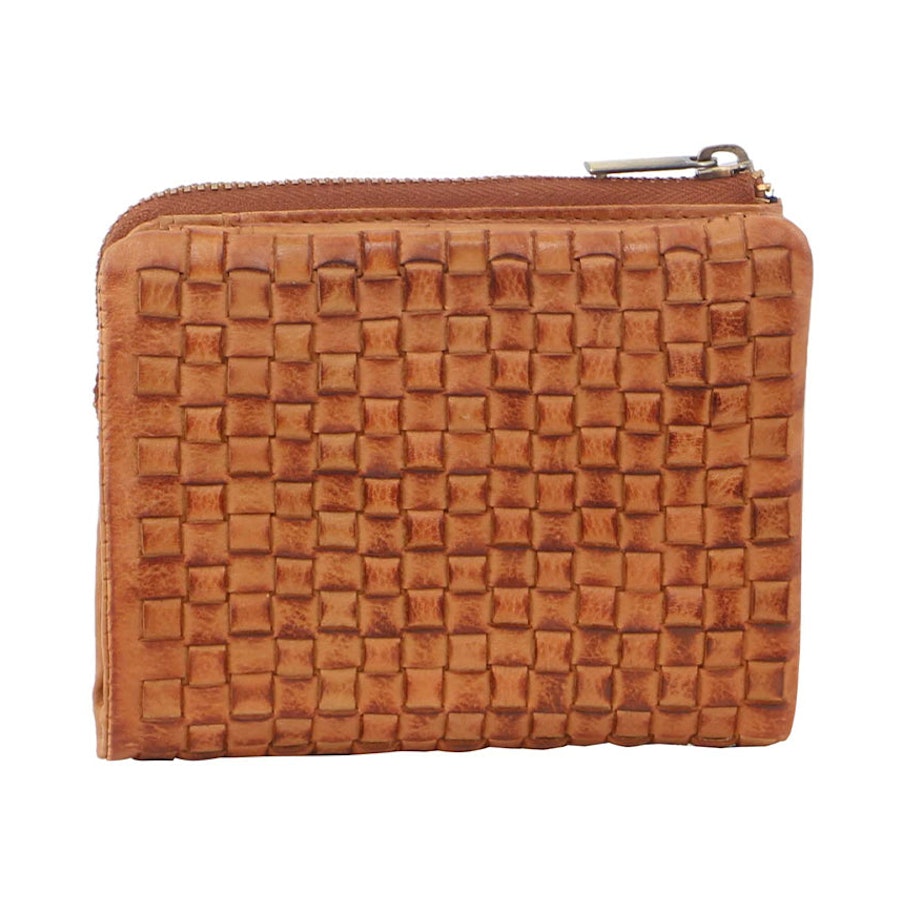 Pierre Cardin Amber Women's Rustic Leather Wallet Cognac Cognac